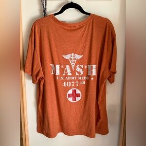 Mash US Army Medic Burnt Orange Graphic Tee